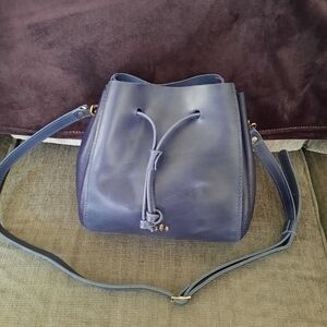 Two Tone PLG Bucket Crossbody